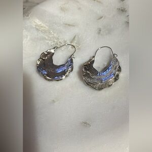 Silver earrings!